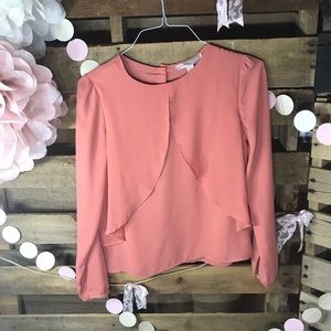 Blouse with button back